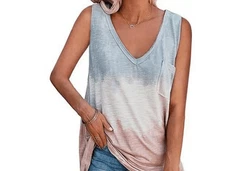 YRIIOMO Tanktop Damenbekleidung Grau/Mischfarben/Blau/Hellblau