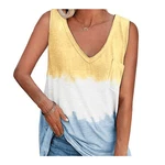 YRIIOMO Tanktop Damenbekleidung Gelb/Mischfarben/Orange