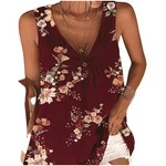 YRIIOMO Tanktop Damen-Oberteile Rot/Bordeaux/Braun/Dunkelrot