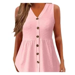 YRIIOMO Tanktop Frhling-Sommer-Damenbekleidung Rosa
