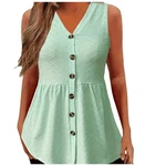 YRIIOMO Tanktop Frhling-Sommer-Damenbekleidung Hellgrün/Grün/Türkis