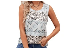 YRIIOMO Tanktop Damenbekleidung Hellblau/Grau/Weiß/Blau/Türkis