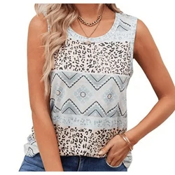 YRIIOMO Tanktop Damenbekleidung Hellblau/Grau/Weiß/Blau/Türkis