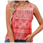YRIIOMO Tanktop Damenbekleidung Rot/Rosa