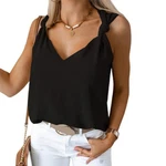 YRIIOMO Tanktop Damenmode V-Ausschnitt 
