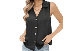 YRIIOMO Tanktop V-Ausschnitt Damenbekleidung 