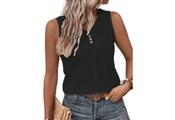 YRIIOMO Tanktop Rundhalsausschnitt  