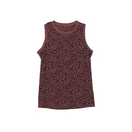 Tanktop Damen Basic Oberteil fr den Sommer, rmellos, Rundhals, bedruckt, Weste fr Frauen.