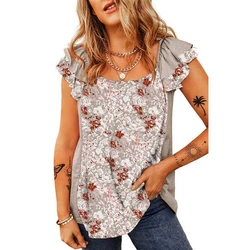 YRIIOMO Tanktop Damen mit quadratischem Ausschnitt 