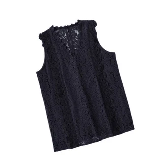 YRIIOMO Tanktop Sommer-Basic Weste für Damen Dunkelblau/Blau