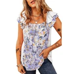 YRIIOMO Tanktop mit quadratischem Ausschnitt und bedruckter Weste 