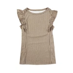YRIIOMO Damenoberteil Tanktop Beige/Braun/Weiß