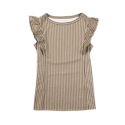 YRIIOMO Damenoberteil Tanktop Beige/Braun/Weiß