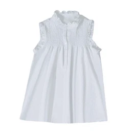 Tanktop Einfarbige Damenweste fr den Sommer, locker sitzendes Oberteil mit Trgern.