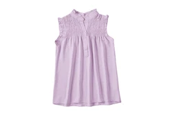 YRIIOMO Tanktop Einfarbige Damenweste Lila/Rosa