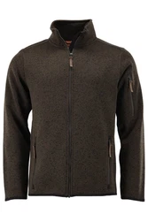 Tom Collins Outdoorjacke Strickfleecejacke Herren TAZIANO braun/schilfgrün