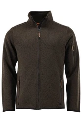 Tom Collins Outdoorjacke Strickfleecejacke Herren TAZIANO braun/schilfgrün