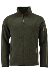 Tom Collins Outdoorjacke Strickfleecejacke Herren TAZIANO braun/schilfgrün