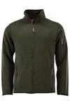 Tom Collins Outdoorjacke Strickfleecejacke Herren TAZIANO braun/schilfgrün