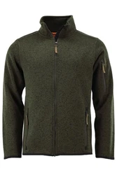 Tom Collins Outdoorjacke Strickfleecejacke Herren TAZIANO braun/schilfgrün