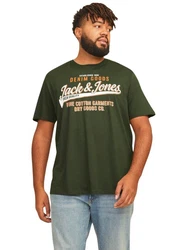 Jack & Jones Plus Print-Shirt Spar-Set 3er-Pack Big Size Shirt 