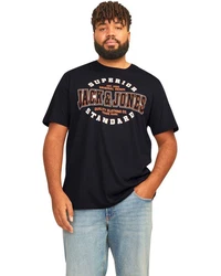 Jack & Jones Plus Print-Shirt Spar-Set 3er-Pack Big Size Shirt 