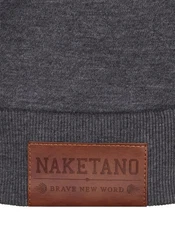 naketano Sweatjacke Schwarzkopf schwarz/graphit