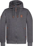 naketano Sweatjacke Schwarzkopf schwarz/graphit