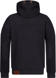 naketano Sweatshirt Kapuzenpullover Pimp schwarz