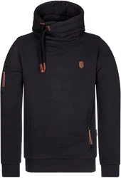 naketano Sweatshirt Kapuzenpullover Pimp schwarz