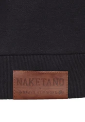 naketano Sweatshirt Kapuzenpullover Pimp schwarz