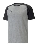 PUMA T-Shirt teamCUP Casuals T-Shirt Dunkelgrau/Grau/Silber