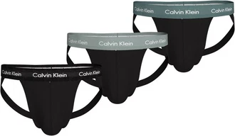 Calvin Klein Underwear String JOCK STRAP 3PK Türkis/Dunkelgrün/Rot/Schwarz/Hellgrün/Braun