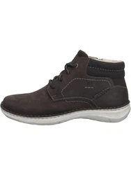 Josef Seibel Schnürstiefelette Dunkelbraun/Braun/Grau