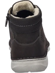 Josef Seibel Schnürstiefelette Dunkelbraun/Braun/Grau