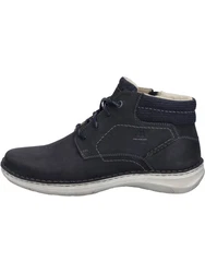 Josef Seibel Schnürstiefelette Dunkelblau/Schwarz/Hellblau