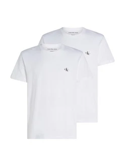 Calvin Klein Jeans T-Shirt 2 PACK MONOLOGO Logodruck 