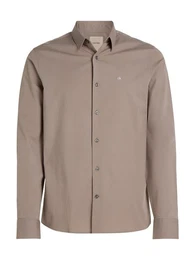 Langarmhemd SLIM FIT STRETCH POPLIN mit Kentkragen