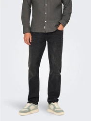 ONLY & SONS Regular-fit Jeans ONSWEFT Dunkelgrau/Grau/Khaki/Hellgrau