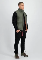 Alpha Industries Blouson Vests Puffer Vest Ultra LW Dunkelgrün/Grün