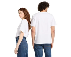 Timberland T-Shirt Weiß/Creme/Braun/Fliederfarben/Hellblau