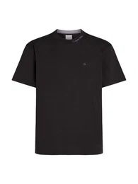 T-Shirt NECK LOGO T-SHIRT mit Logoprgung