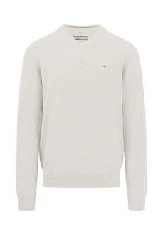 FYNCH-HATTON Strickpullover mit V-Kragen