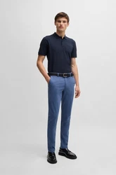 BOSS Stoffhose Kaito Blau/Dunkelblau/Hellblau/Grau