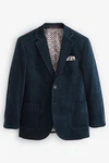 Next Cordsakko Dunkelblau/Hellblau/Blau