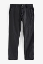 Next Chinohose Slim Fit Stretch mit Print Schwarz/Dunkelgrau/Dunkelblau