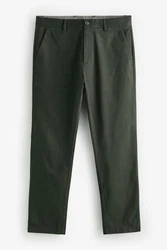 Next Chinohose Slim Fit Stretch mit Print Dunkelgrün/Grün/Khaki