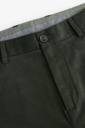 Next Chinohose Slim Fit Stretch mit Print Dunkelgrün/Grün/Khaki