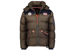 Geographical Norway Winterjacke Celian Braun/Dunkelgrün/Khaki