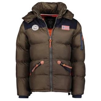 Geographical Norway Winterjacke Celian Braun/Dunkelgrün/Khaki